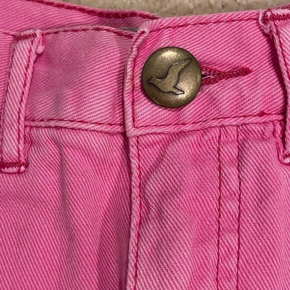 NWOT Free People Pink Cut Off Denim Shorts - Picture 7 of 7